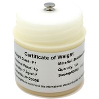 AD1603-1F1-J 校正用分銅 OIML型円筒分銅　F1級　1g　JCSS校正証明書付　1台 エー・アンド・デイ（直送品）