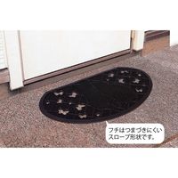 山崎産業 コンドル ラバーマットプリティキャット 40×75 ブラック 4903180196319 1箱(1枚入)