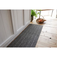 スミノエ HOMEカタログ 抗菌・抗ウィルス マット ストリシア 450×2400mm グレー 4549781266251 1枚（直送品）