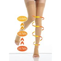 アズワン 弾性ストッキング(ストッキング/オープントゥ/S) SY-6002-S 1セット(2足) 7-3626-11