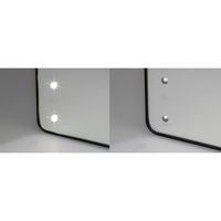 ヤマムラ ブライトニングミラータッチ YLD-2500 BK  1セット(24個入）（直送品）