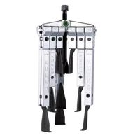 エスコ 130mm スライドアームプーラー3本セット(3本爪/薄爪) EA500JF-51 1セット(1St)（直送品）