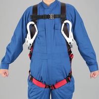 エスコ 墜落制止用器具(フルハーネス/巻取式ツインランヤード付) EA998FF-14 1個（直送品）