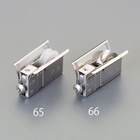 エスコ 9ー 14mm サッシ取替戸車(平行型/ポリアセタール車) EA986RJ-65 1セット(10個)（直送品）
