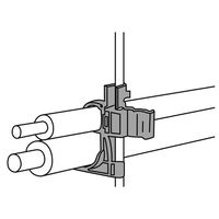 エスコ φ 26mm 配管全ネジ固定金具(シングル/バネ方式) EA440BZ-91 1セット(20個)（直送品）