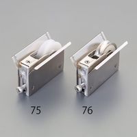 エスコ 14ー 24mm サッシ取替戸車(平行型/ポリアセタール車) EA986RJ-75 1セット(4個)（直送品）