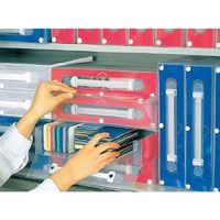 エスコ A4/ 70x321x268mm ボックスバッグ(ブルー) EA762CF-331 1セット(10冊)（直送品）