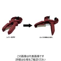 アークランズ GREATTOOL ロックハンドクランプ 口開長50mm 200mm GTRHCー50 1セット(6個)（直送品）