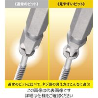 ベッセル(VESSEL) 両頭ビット 見やすいビット 2本組 +2x65mm No.DS142065 1セット(16本:2本×8パック)（直送品）
