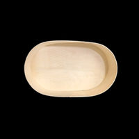 木具輪 白楊わっぱ　小判型　内寸約160×100×H45ｍｍ　ケース SD197010-100 1箱（100個）（直送品）