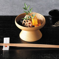 ヤマコー 木製・高台丸鉢 小 27981 1個（直送品）