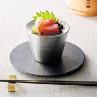 ヤマコー ステンレス槌目 ステージ盛器(マット)L 29145 1個（直送品）