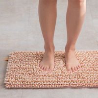 株式会社藤栄 もふ バスマット M 60×40cm さくら MF-101 4545229162574 1枚（直送品）