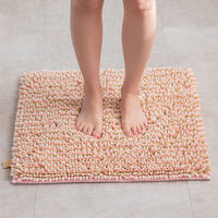 株式会社藤栄 もふ バスマット 正方形 60×60cm さくら MF-106 4545229162628 1枚（直送品）