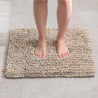 株式会社藤栄 もふ バスマット 正方形 60×60cm ごま MF-110 4545229162666 1枚（直送品）