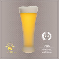 株式会社藤栄 リビープレミアム フレアピルスナー 325ml スモーキー LB-506 4545229166855 1個（直送品）