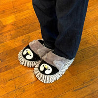 株式会社藤栄 アニマルモップスリッパ ハグモッピ 23~25cm ペンギン HM-002 4545229168989 1足（直送品）