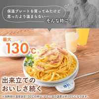 サンコー 「フードウォーマー ディッシュ(Dish)」 FDWD25SWH 1台（直送品）