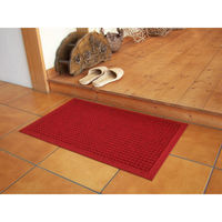 玄関マット 吸水速乾 62×88cm 屋内・屋外兼用 業務用 ウォーターホースTワッフル グリーン 391658 1個（直送品）