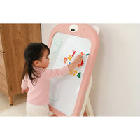 シンセーインターナショナル おもちゃ おえかきボード 室内 ホワイトボード ピンク 404567 1個（直送品）