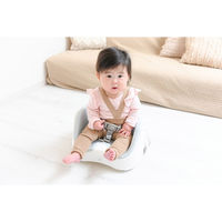 シンセーインターナショナル ベビーチェア ベビーブースターチェア グレー 405777 1個（直送品）