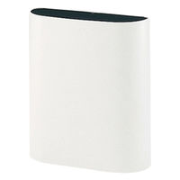 ぶんぶく ゴミ箱 5.1L マグネットバスケット フタなし マットホワイト 406491 1個（直送品）