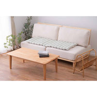 萩原敷物 クッション インド綿ロングクッション アルト 43×120cm ブルー 407651 1個（直送品）