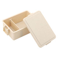 三好製作所 お弁当箱 GEL-COOL square M ジェラート 1段 400ml プレーンチョコ 423633 1個（直送品）