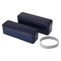 三好製作所 お弁当箱 GEL-COOL slim SL 2段 700ml ベリーブルー 423689 1個（直送品）