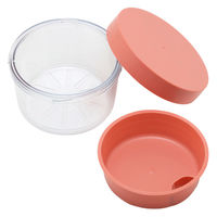 三好製作所 お弁当箱 GEL-COOL round with inner tray 400ml マカロンピンク 423694 1個（直送品）