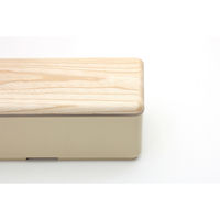 三好製作所 お弁当箱 木蓋のお弁当箱 セン 1段 500ml ベージュ 423815 1個（直送品）