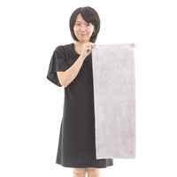 タオル フェイスタオル 30×80cm 思わず頬ずりしたくなるタオル ANGEL STEP Premium ライトグレー 449653 1個（直送品）
