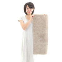 タオル フェイスタオル 30×80cm 思わず頬ずりしたくなるタオル ANGEL STEP Premium ライトブラウン 449655（直送品）