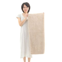 タオル ヘアタオル 40×100cm 思わず頬ずりしたくなるタオル ANGEL STEP Premium ベージュ 449659 1個（直送品）