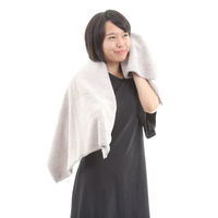 タオル バスタオル 60×120cm 思わず頬ずりしたくなるタオル ANGEL STEP Premium ライトグレー 449663 1個（直送品）