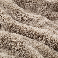 橋爪商店 バスマット 45×60cm 思わず頬ずりしたくなるタオル ANGEL STEP Premium ライトブラウン 449675 1個（直送品）