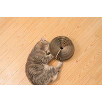 シンセーインターナショナル 爪とぎ ドーナツ型爪とぎ ダンボール おもちゃ 452558 1個（直送品）