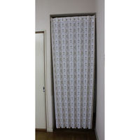 加栄レース アコーディオンカーテン 小花柄 フリーカット 95×190cm アイボリー 469383 1個（直送品）