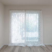 加栄レース レースカーテン フリーカット 100×250cm 2枚入り ミラーカーテン ブーケ 469433 1個（直送品）