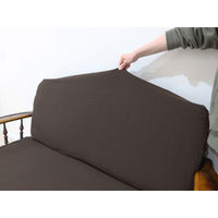 加栄レース ソファカバー 3人掛け用 セパレートタイプ 撥水加工 2枚組 グレー 469448 1個（直送品）