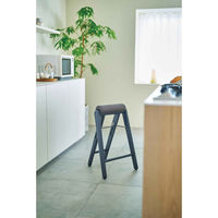 弘益 スツール 折りたたみ 高さ64cm ネイビー 474600 1個（直送品）