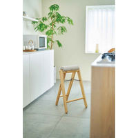 弘益 スツール 折りたたみ ナチュラル 474602 1個（直送品）