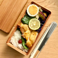 三好製作所 保冷弁当箱 500ml mWood ランチボックス チャコール 保冷ブタ付き GEL-COOL 483747 1個（直送品）