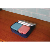 三好製作所 GEL-COOL FIT squareケース 保冷ケース ネイビー 483752 1個（直送品）