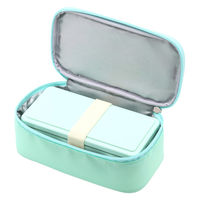 三好製作所 GEL-COOL FIT squareケース 保冷ケース ミントグリーン 483753 1個（直送品）