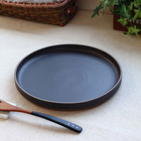 ネクスト 皿 ペトリー 大皿 ブラック 487878 1個（直送品）