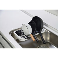 パール金属 水切りかご スキットアルファ シンク 水切りラック 伸縮 488360 1個（直送品）