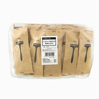 エコカミソリ3枚刃（白）個包装 100本 みざらし 12963ー06 1袋 山陽物産