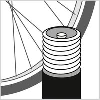 PB SWISS TOOLS ピービ―スイスツールズ スイスグリップ タイヤバルブレンチ 全長247mm 8196.Vー165 1本（直送品）