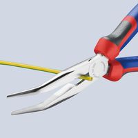 KNIPEX クニペックス 40 ゚先端先曲 ラジオペンチ 200mm コンフォートハンドル パッケージ無 2625ー200 1丁（直送品）